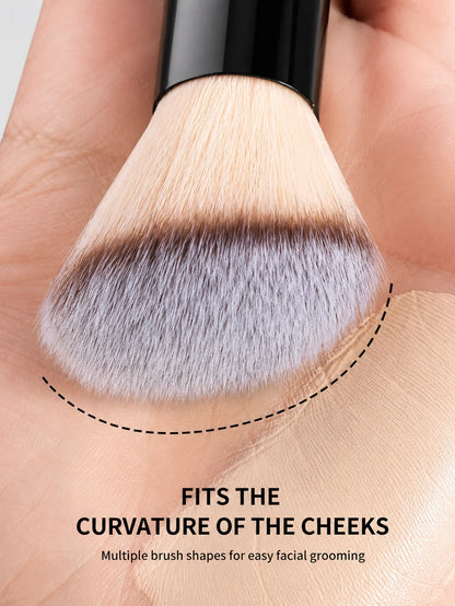 13/18/23Pcs Makeup Brush Set, Soft Foundation, Blush, Powder, Eyeshadow & Mascara Brushes, Professional Cosmetic Tools for Dail