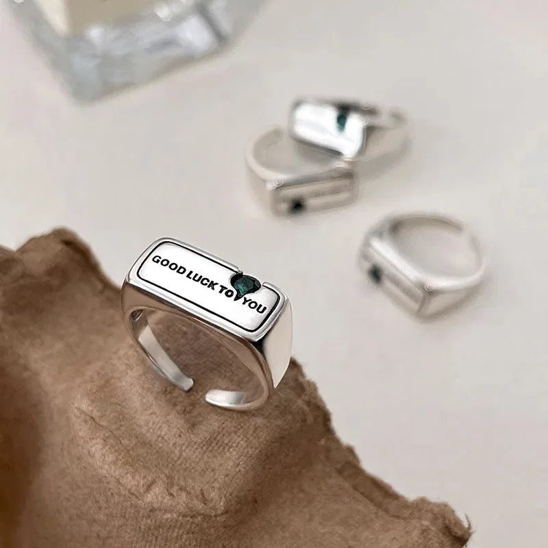 VENTFILLE 925 Sterling Silver Irregular Design Wave Golden Stackable Finger Rings Trendy Adjustable For Women Gifts Dropshipping