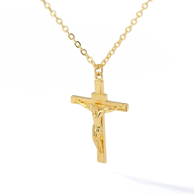 Punk Gold Color Heart Pendant Necklace for Women Stainless Steel OT Buckle Beaded Neck Chain Choker Y2K Jewelry Accessories