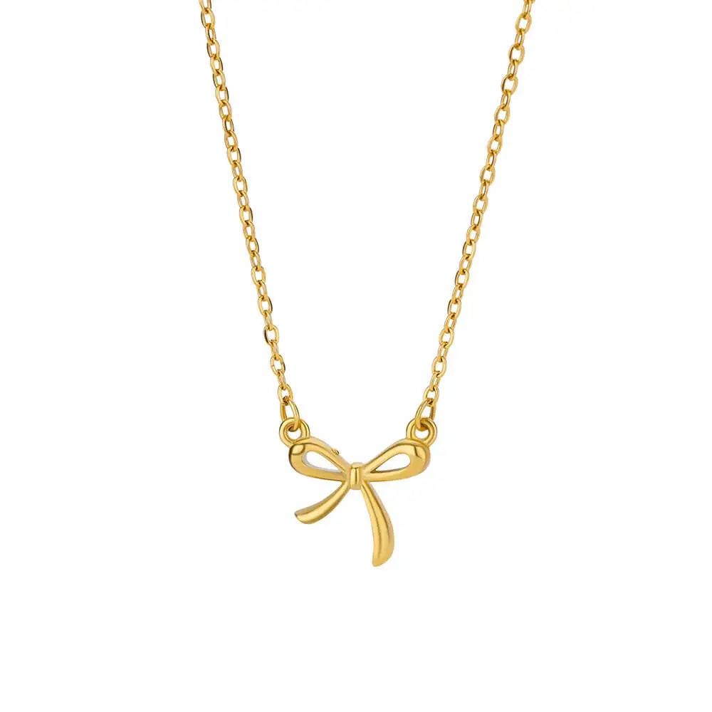 Punk Gold Color Heart Pendant Necklace for Women Stainless Steel OT Buckle Beaded Neck Chain Choker Y2K Jewelry Accessories
