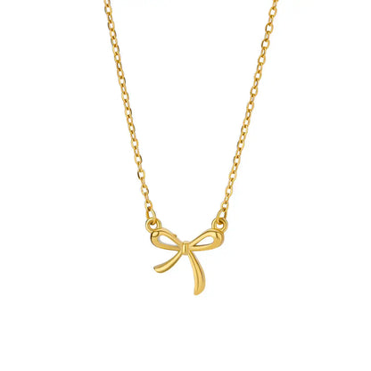 Punk Gold Color Heart Pendant Necklace for Women Stainless Steel OT Buckle Beaded Neck Chain Choker Y2K Jewelry Accessories
